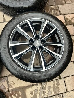 Predám ALU disky R17 + letné pneu Continental - 4