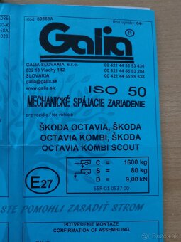 Taznè na Octavia 2 aj combi Novy - 4