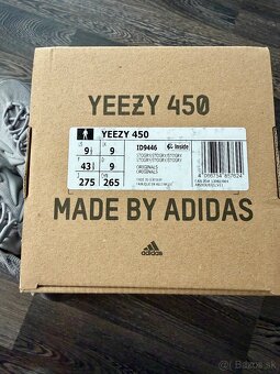 Yeezy 450 Stone Grey 43 1/3 - US 9 1/2 - 4