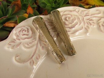 Dve staré strieborné cigaretové špičky, Ag 900 - 4