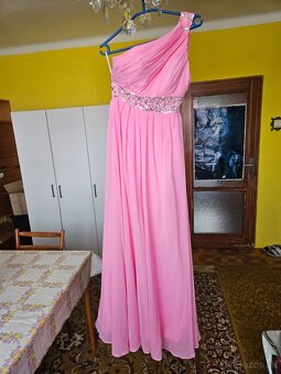 AKO NOVE leskle spolocenske saty vel. XS - 4