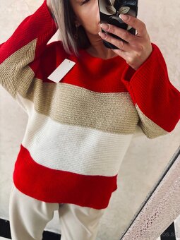 Damsky svetrik strips - 4