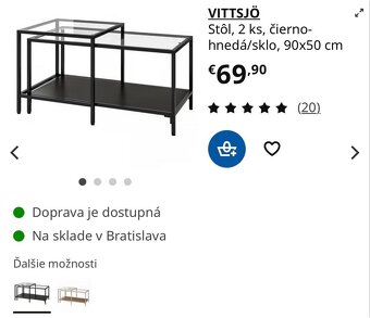 Konferenčný stolík IKEA - 4