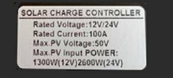 Solarny regulator- 100A - 4