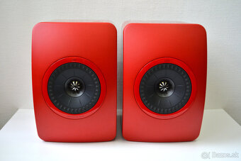 KEF LS50 Speakers Limited Edition Racing Red Speakers - 4