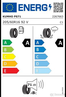 Nové Kumho Ecsta PS71 205/60 R16 92V - 4