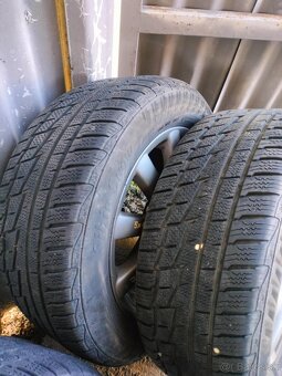 4ks alu disky vw Sharan 5x112 r16 pneu 225/55 r16 5mm - 4
