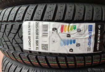 Predám nové zimné pneumatiky DUNLOP 205/60 R16 96H XL. - 4
