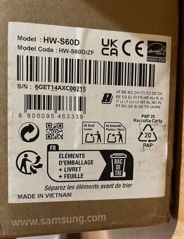 Predám Samsung HW-S60D - 4
