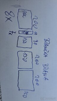 Dvojkrídlova brána 2+2m výška 150, + plotové dielce - 4