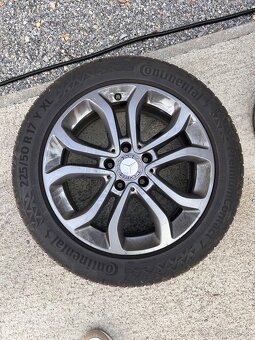 Predám Mercedes disky +pneumatiky 225/50 R17 - 4