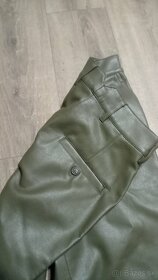 Koženkové nohavice H&M - 4