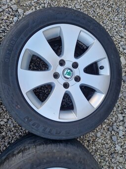 Škoda Alu disky s pneumatikami 205/55 R16 - 4