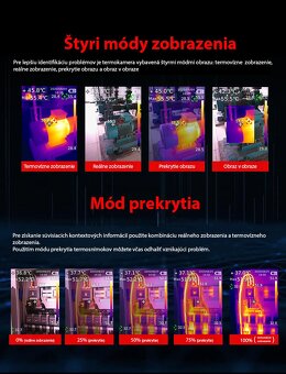 Predám NOVÉ nepoužité Profesionálne termokamery značky UNI-T - 4