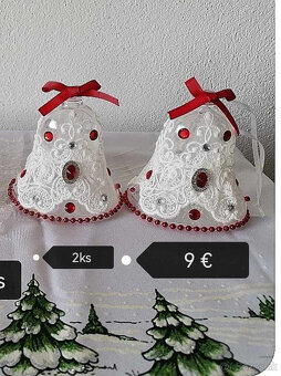 Zvončeky vianočné ozdoby - 4