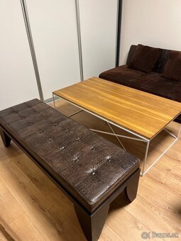 Dizajnový drevený stolík - 4