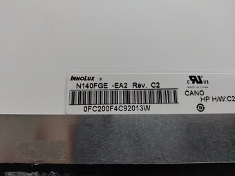 predám 14" LED SLIM displej N140FGE , 30pin eDP ,, HD+ - 4