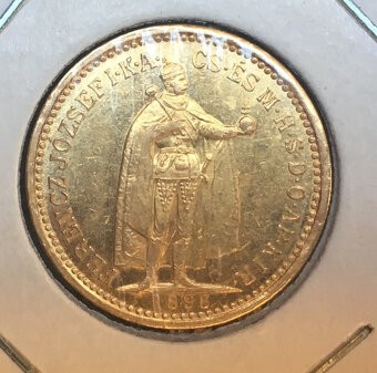 Predám 10Korona 1896 KB - 4