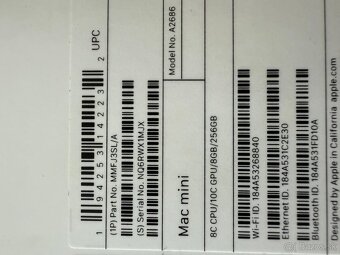 Mac Mini M2 8GB/256GB - Nový, nerozbalený - 4
