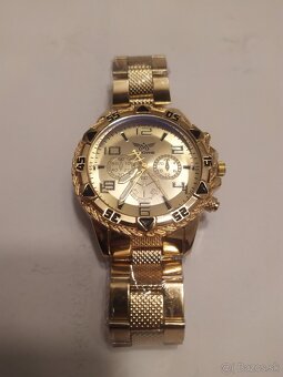 Pánske hodinky + retiazka na ruku - 4