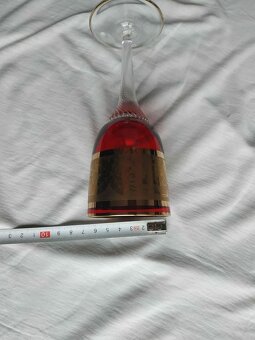 6 ks rubínové poháre Bohemia - 4