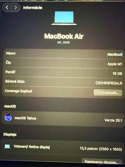 Apple MacBook Air M1 16GB RAM, 256GB - 4