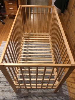 Drevená detská postieľka - 4