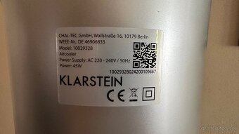 Aircooler Klarstein ventilátor - 4