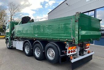 Scania G 490 - 8x4 – ValníkSklápěč + HR-HIAB 24tnm – EURO 6 - 4