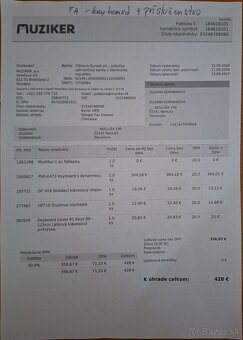 YAMAHA keyboard PSR-E473 s dynamikou a príslušenstvom s ročn - 4
