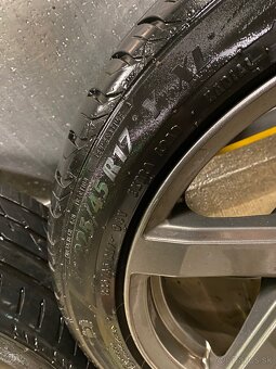 Predám hliníkové disky s pneumatikami DOTZ r17 - 4