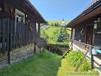 Tradičná drevenica pripravená pre chalupárov, na pozemku s - 4