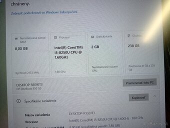 predám notebook HP ELITEBOOK 850 G5 ,WINDOWS 10 - 4