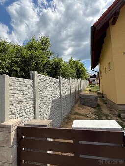 Betónový ploty Slovenské výrobky- AJ S MONTAŽOU NA KĽÚČ - 4