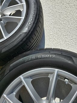 letná sada BMW 5 225/55 R17 5x112 DOT1523 - 4