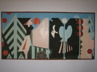 obraz ála Picasso, XXL velký. - 4