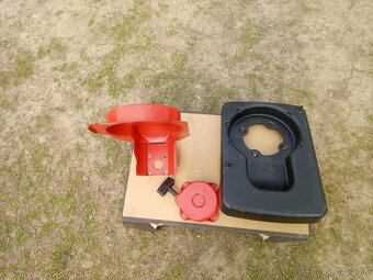 benzínová nádrž, chladiaci plech a štartér na Vari - 4