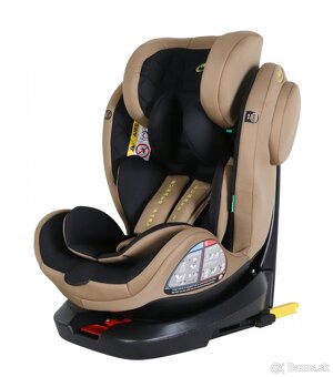 Nová autosedačka 40-150cm, ISOFIX, I-size, otočná - 4