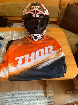 Prilba Ls2, okuliare 100% a dres na mx, enduro… - 4