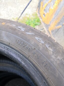Predám letné pneumatiky 195/60 R15 - 4