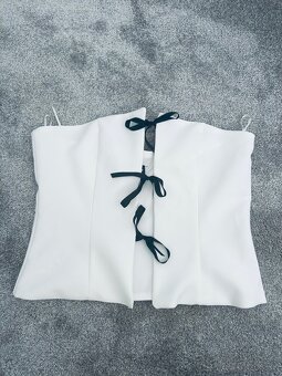 Zara korzetovy top L novy - 4