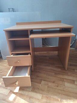 Písací stôl pre ľaváka a polica - 4