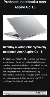 Predam Acer Aspire Go 15 Pure Silver - 4