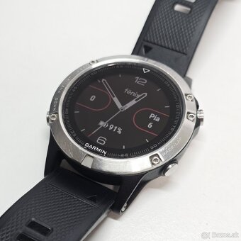 predám GARMIN Fenix 5 silver 47mm - 4