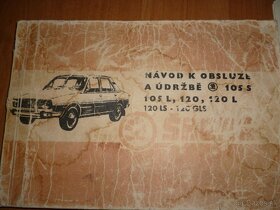 Starý technický štítok š 100,a záručný list na škoda 120 - 4