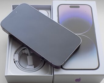 iPhone 14 Pro Max Deep Purple BATERIE 100% TOP - 4
