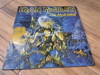 Lp IRON MAIDEN  - Live After Death - 4