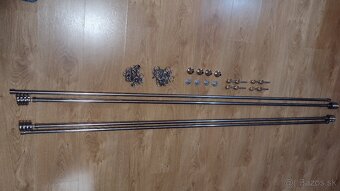 Kovová garníža 2-radová nerez - 4