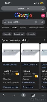 Nerezový Digestor Mora OP640X - 4