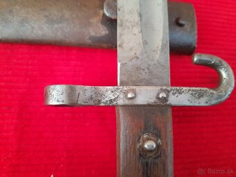 Bodák Mannlicher 1895 poddôstojník ČSR,bodák pre mužstvo. - 4